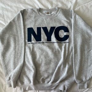 NYC crewneck sweater